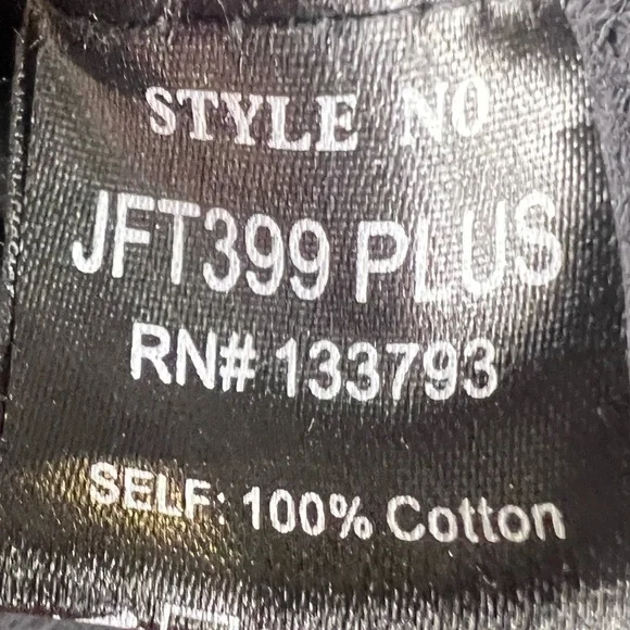 155. NEW POL Black Coduroy Jacket 2X 100% cotton - Picture 8 of 8